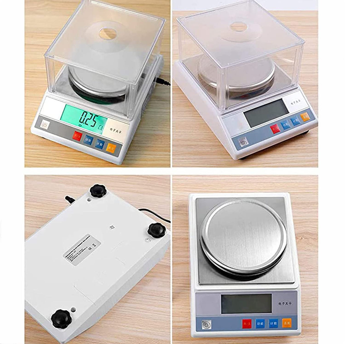Analytical Balance High Precision Scale Accurate Digtal Laboratory Lab Electronic Commerical Counting Kitchen Scales Jewelry Weighing,2000g/.01 (2000g/.01)