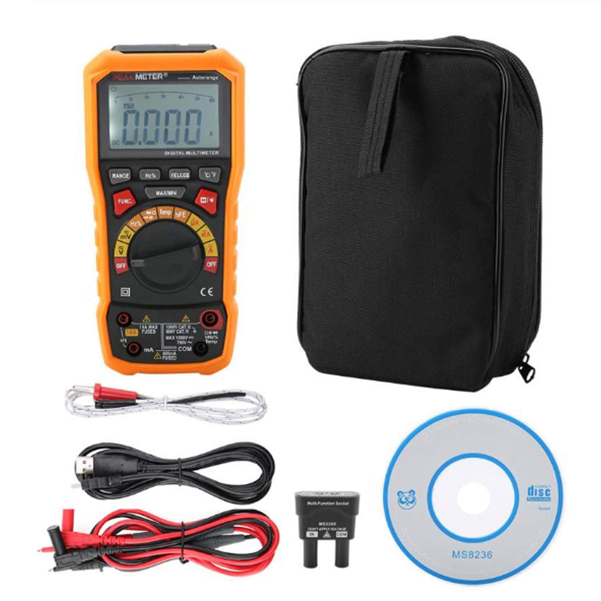 PM8236B Voltage Meter Digital Multimeter Voltage Current Resistance Meter 20-1000 Current Meter Digital Tester Multifunctional