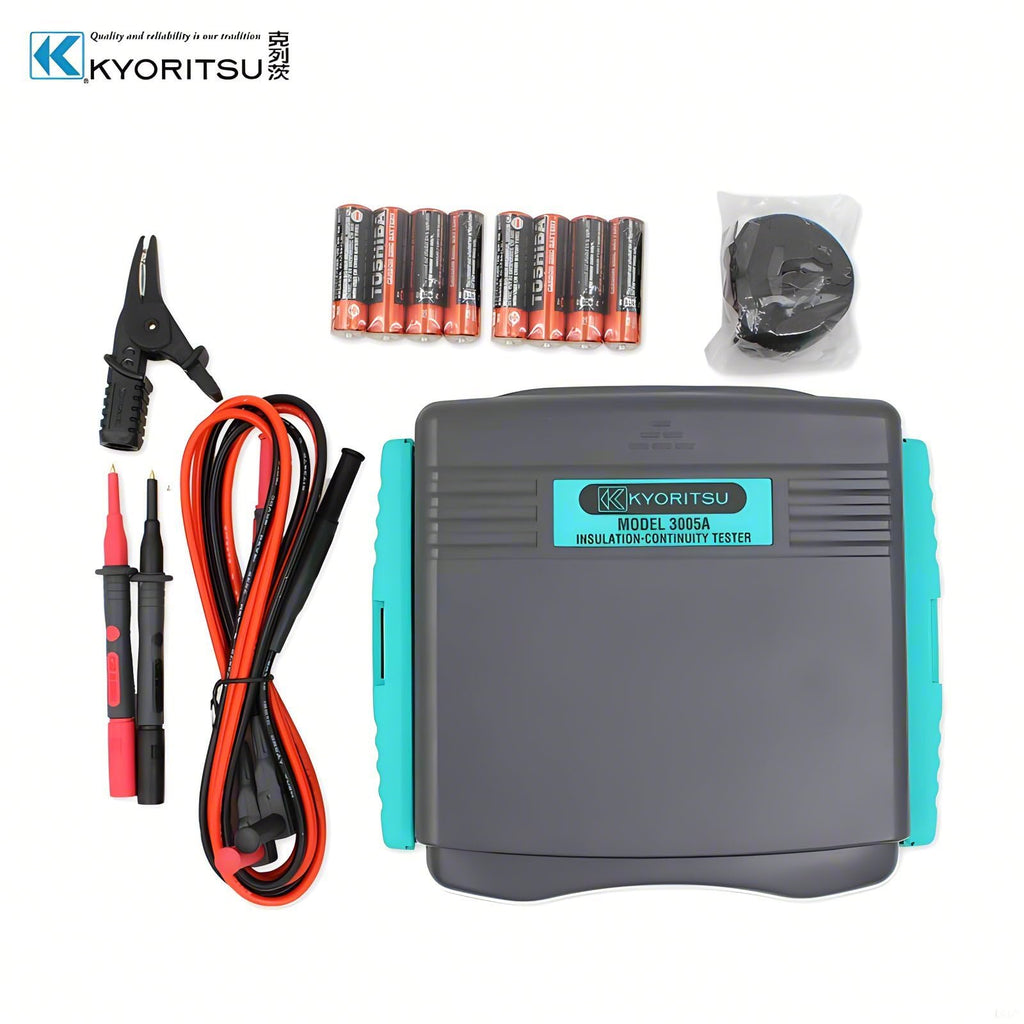 Japan Quality KYORITSU Digital Analog Insulation Continuity Tester KEW 3005A 3007A HIGH Voltage Insulation Tester Insulation Tester Ohm Tester Resistance Meter Tester Megohmmeter(3005A)