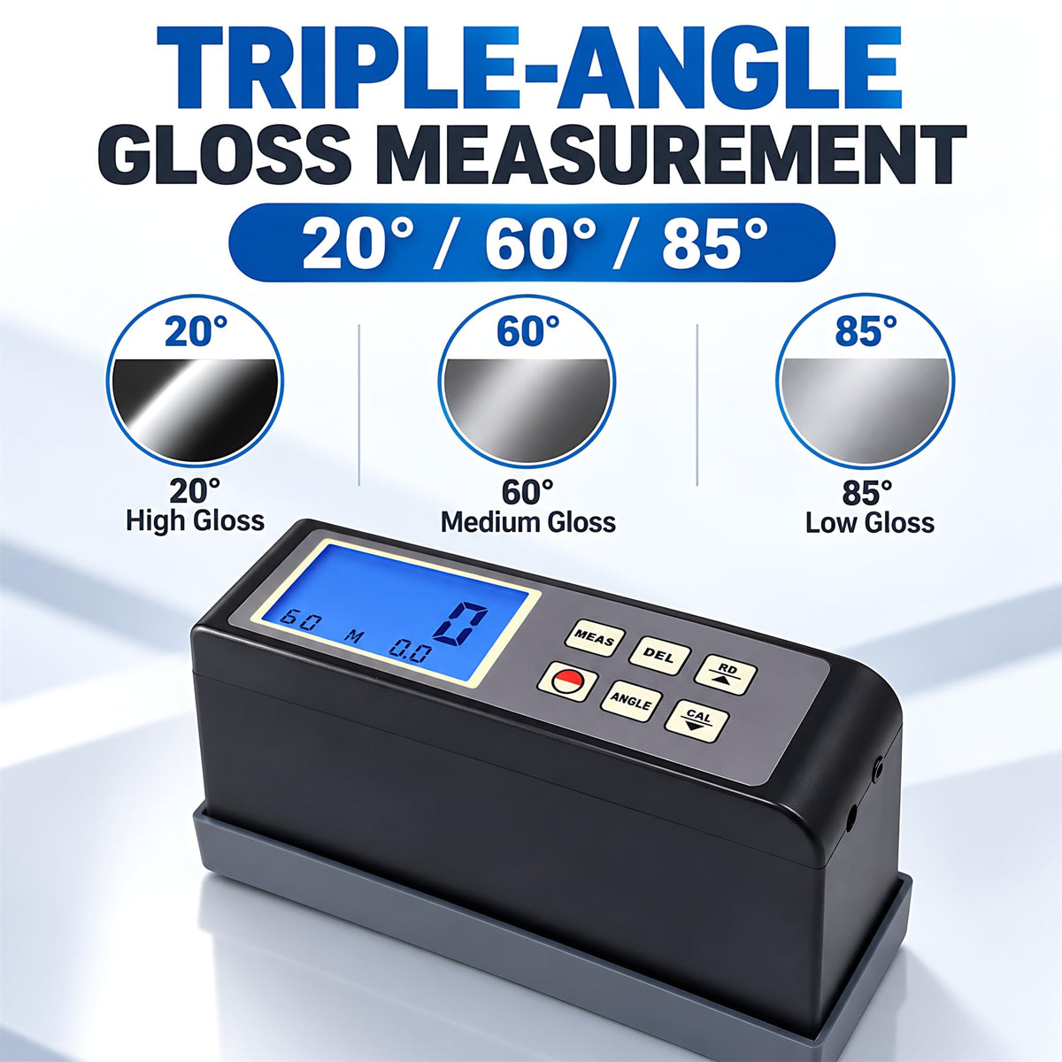 GM-268 Gloss Meter 20°/60°/85° Glossmeter with 0.1~200 GU Range