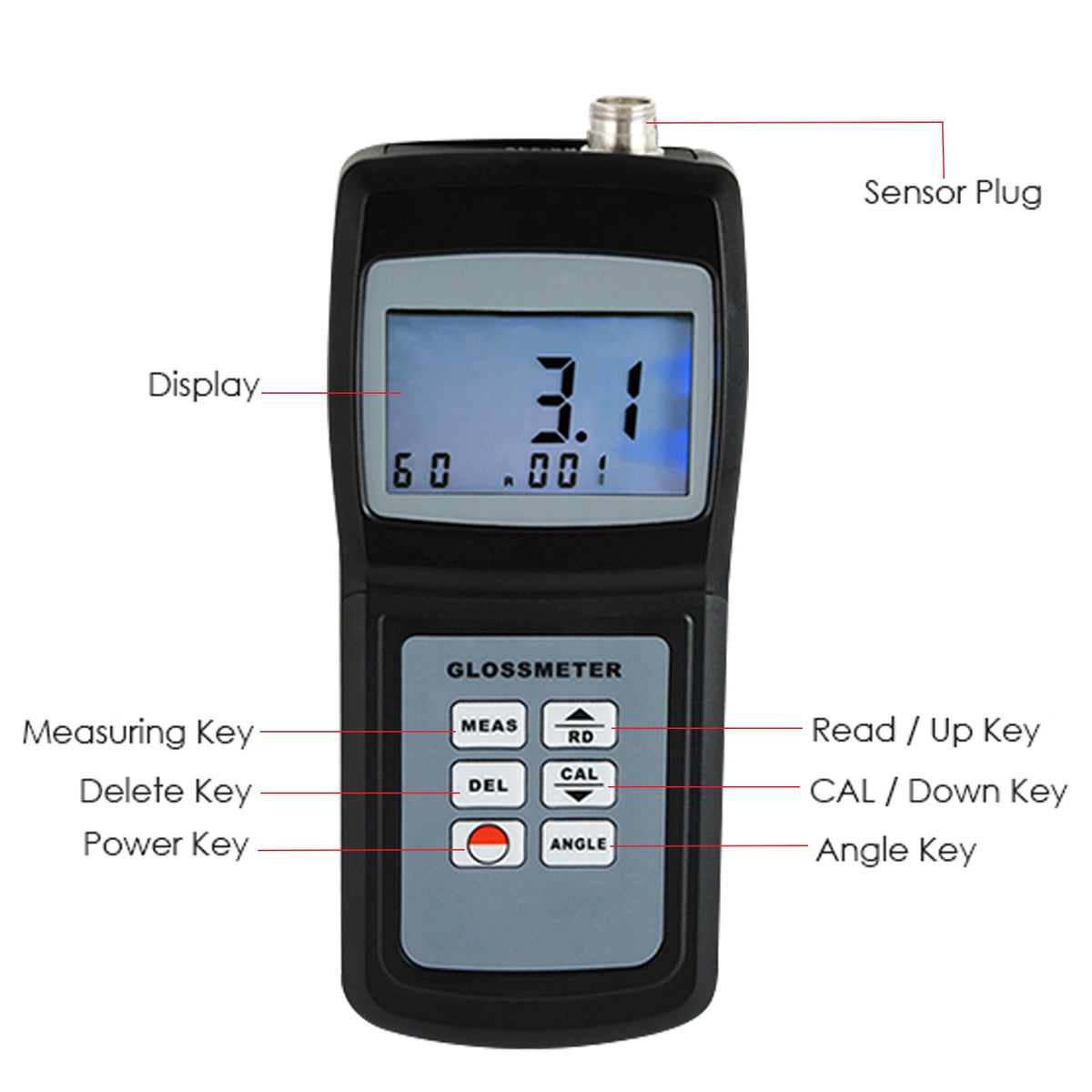Instruments Digital Multi Gloss Meter Tester