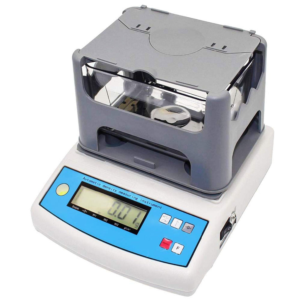 MH-300A Electronic Solids Density Meter, 0.001g/cm3 High Accuracy Digital Solid Densimeter with LCD Display, 10 Seconds Quick Measurement, for for Industrial Lab Equipment