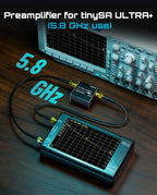 SEESII TinySA Ultra+ ZS406 Spectrum Analyzer 5.4GHz with ZK06 20dB LNA