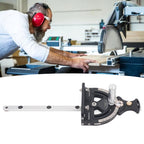 Professional Miter Gauge System Precision Angle Measurement Tool 0 70 Degree Adjustable Table Saw Accessory for Woodworking Metalworking Aluminum Alloy Construction