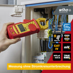 Wiha Digital Clamp Meter 1000V, CAT IV, Model WH45219, Device