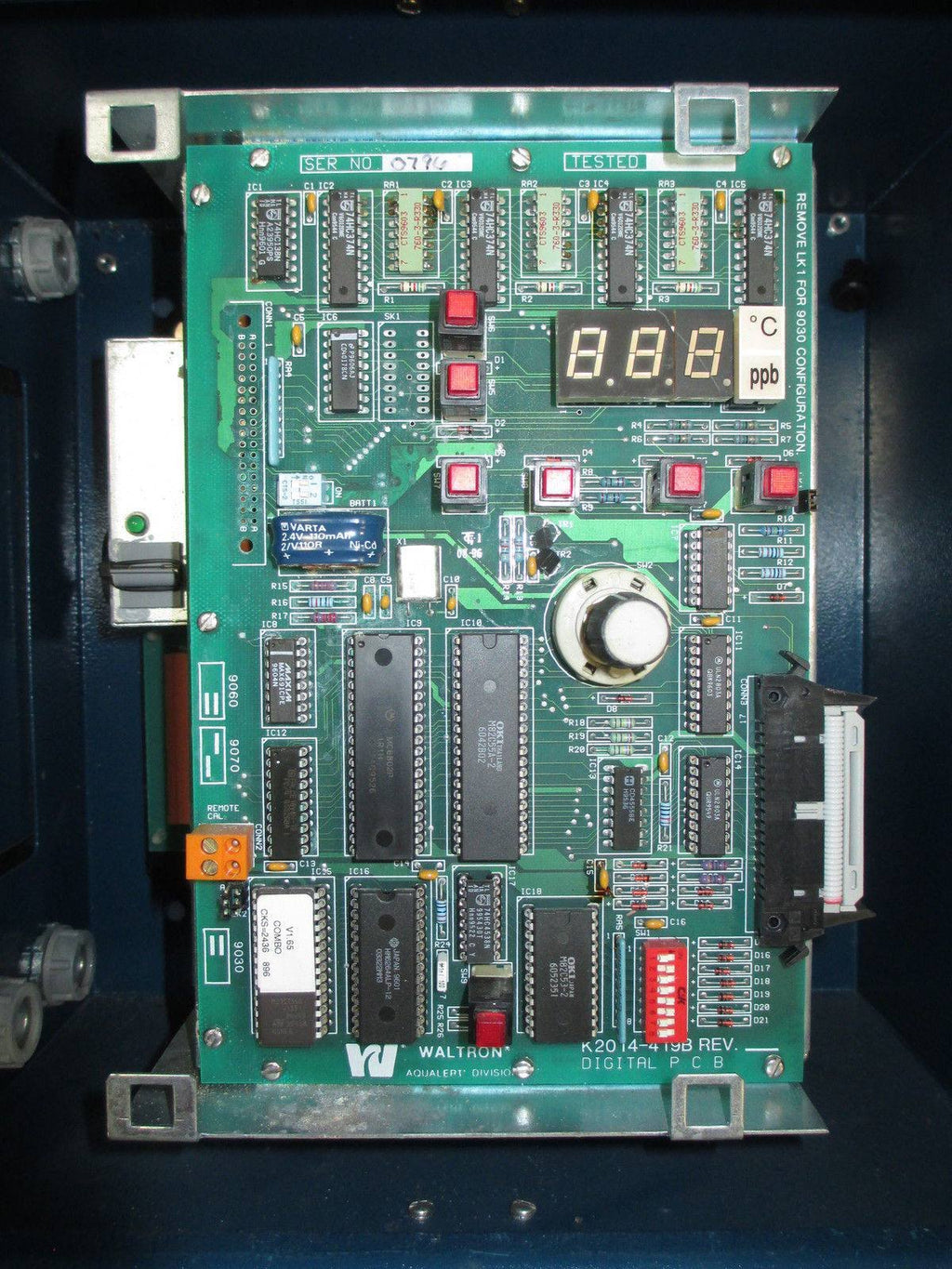 uAI 9070 Hydrazine Analyzer Aqualert K2014-419B Display Interface Tester