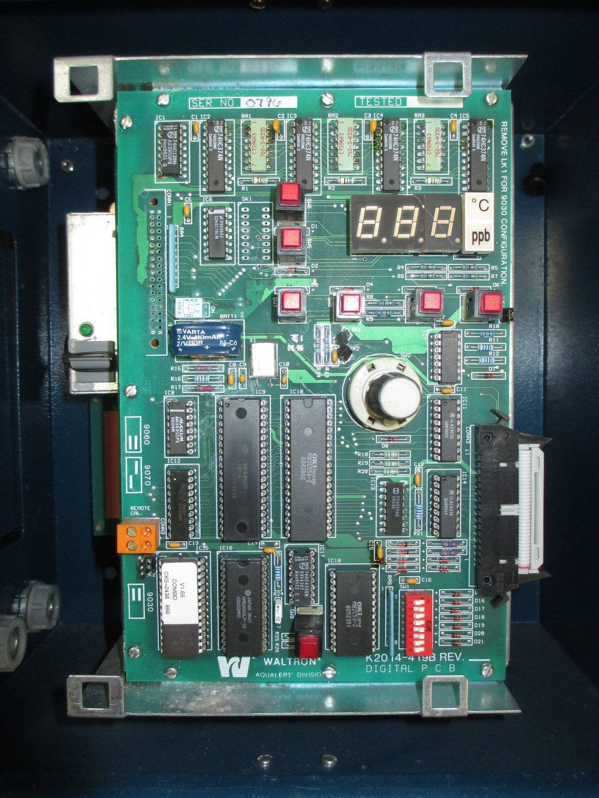 uAI 9070 Hydrazine Analyzer Aqualert K2014-419B Display Interface Tester