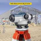 32x optical level boost survey tool with magnetic damped compensator for accurate measurement in harsh environments IP54 aluminum alloy body