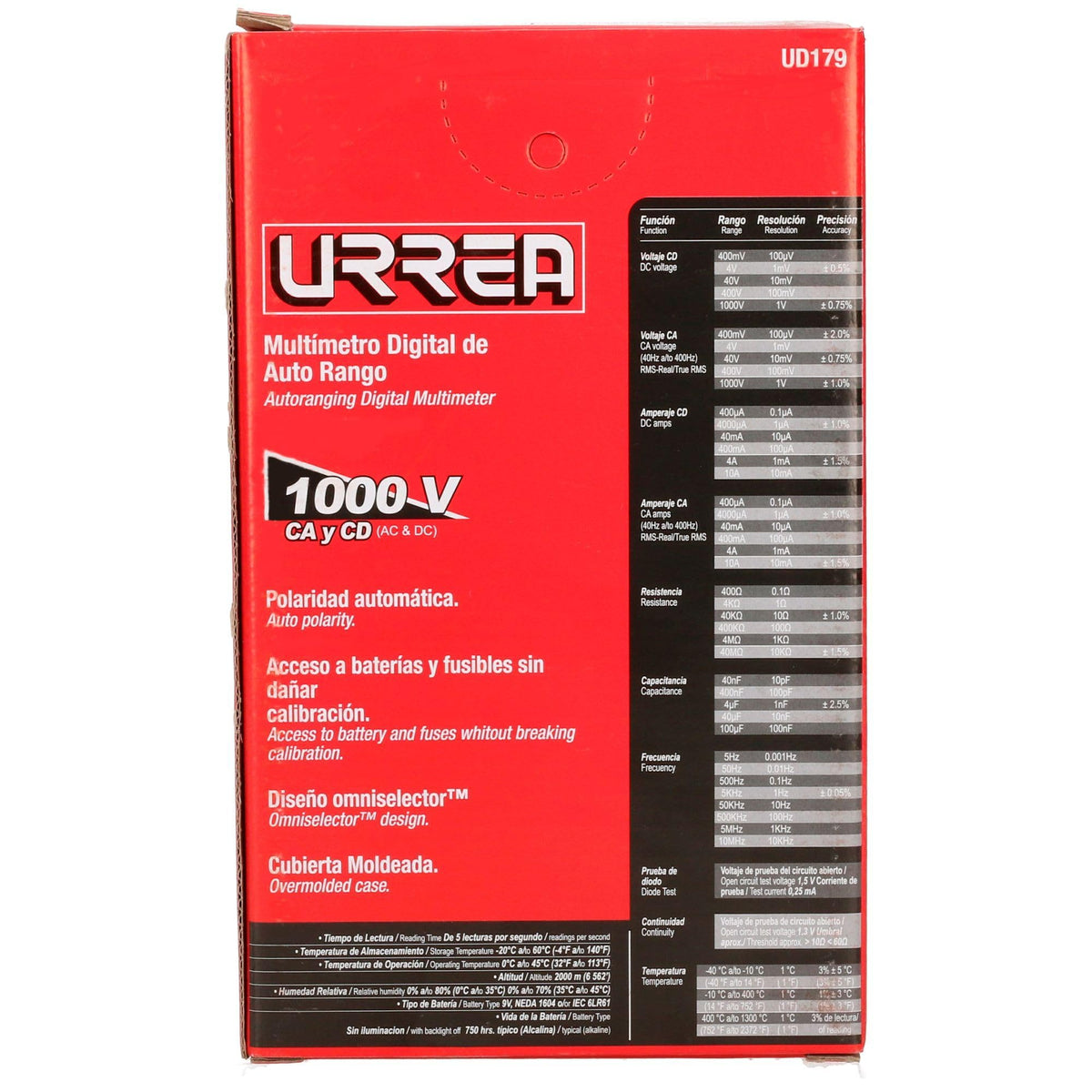 Urrea UD179 True Rms Generation Digital Multimeter