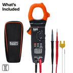 Klein Tools CL910 Digital Clamp Meter, 2000A AC/DC Auto Ranging & Worklight