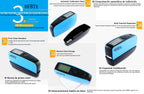 Tri-Angle 20 60 85 Degree Gloss Meter Glossmeter with 350000 Data Storage PC Software Paints Coating Marble Tester
