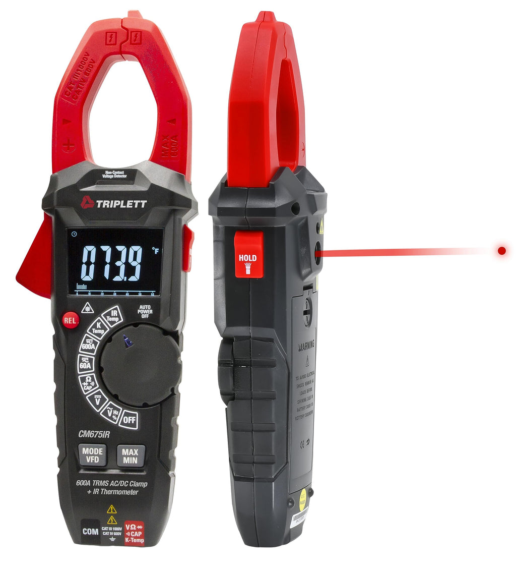 Triplett CM675IR 600A AC/DC Clamp Meter
