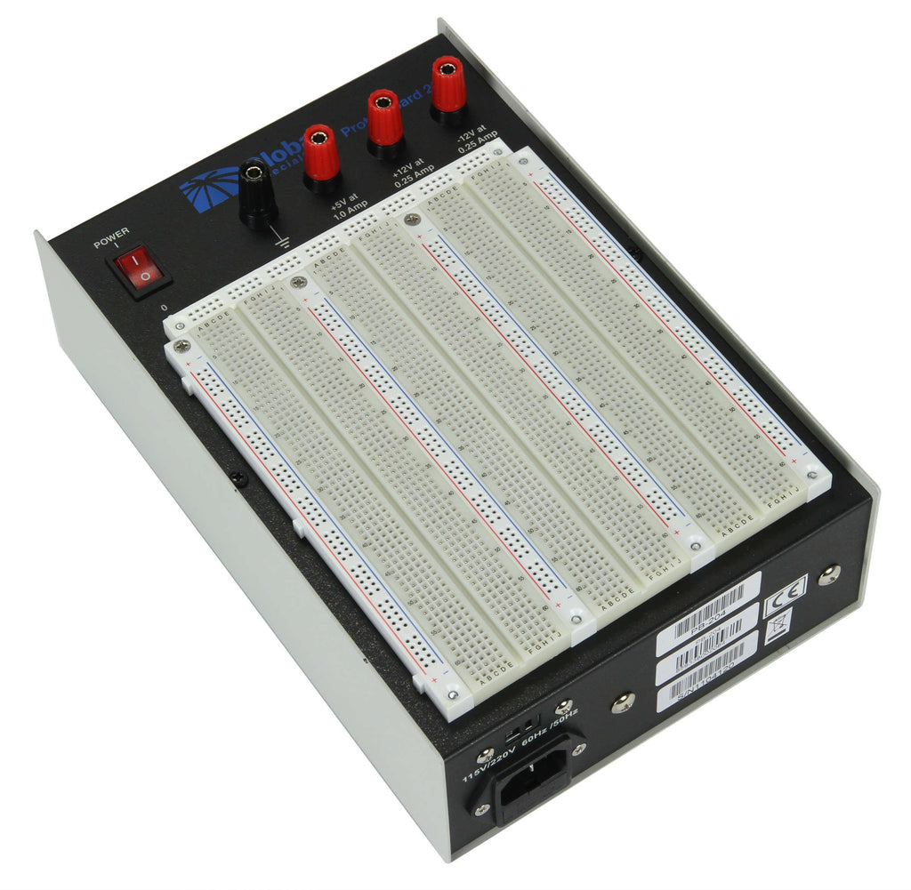 Global Specialties PB-204 Durable Powered Breadboard