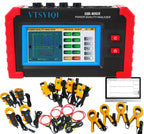 Three Phase Power Quality Analyzer Digital 3 Phase Power Quality Analyzer Meter with 16 PCS Current Clamp Sensor 10mA-6000A 3 Channels Voltage 4 Channels Current IEC61010-1 Standard