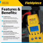Fieldpiece HS36 Expandable Autoranging True RMS Stick Multimeter w/Backlight