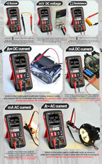 Thermal Imaging Multimeter 240×240 IR Resolution 96×96 IR Sensor-20°C~150°C Temperature Range,2.4" TFT Display or Repair(AR02)