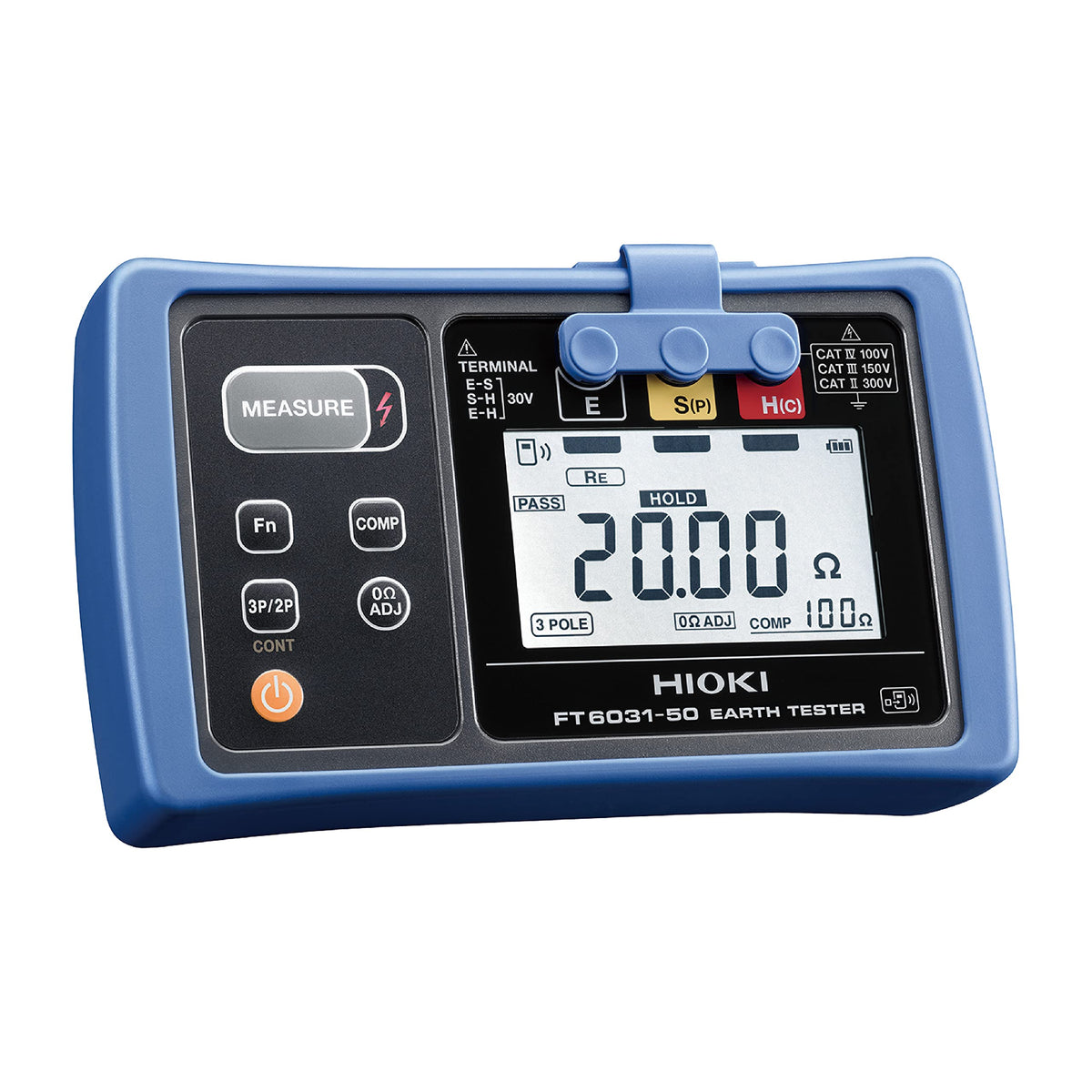 HIOKI FT6031-50 Ground Resistor, Waterproof, Bluetooth Communication Compatible