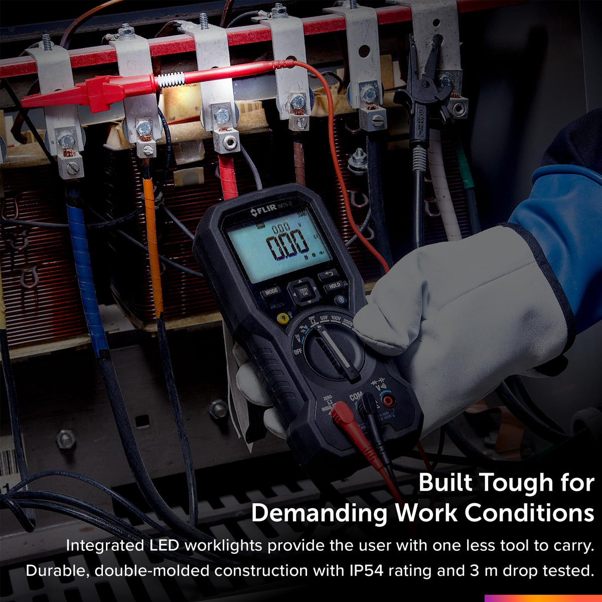 Flir IM75-2 Insulation Tester and Digital Multimeter, to 1kV