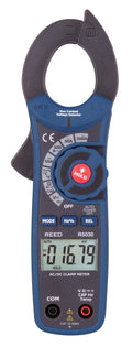 REED Instruments R5030 True RMS AC/DC Clamp Meter with Temperature and Non-Contact Voltage Detector, 500A with NIST Calibration Certificate