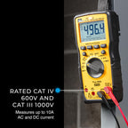Ideal Electrical 61-357 1000V AC/DC Multimeter