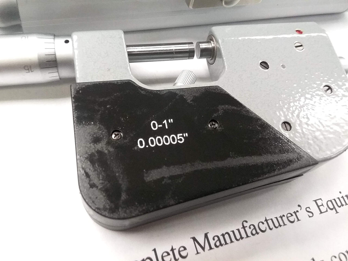 0-1" Indicating Micrometer, Indicator Snap Micrometer, 0.00005"