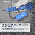 TEMPO Station Master Pro Sprinkler Valve Tester and Activator | Activate Solenoids, Chatter Solenoids, Send Tone, Locate Valve Boxes (Pro Grade Model) (24BK)