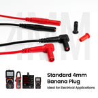 KAIWEETS KE2500 Insulation Resistance Tester Up to 200GΩ Pro Megohmmeter and KAIWEETS KET05 23PCS Multimeter Test Leads Kit with Replaceable Precision Probes Set