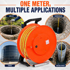 10-300m Groundwater Level Meter with 15mm Probe, Ideal for Wells and Boreholes - Accurate Water Depth Measurement Tool for Environmental Monitoring and Drilling