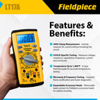 Fieldpiece LT17A Classic Style Digital Multimeter w/Temp, MFD, Microamps, Frequency