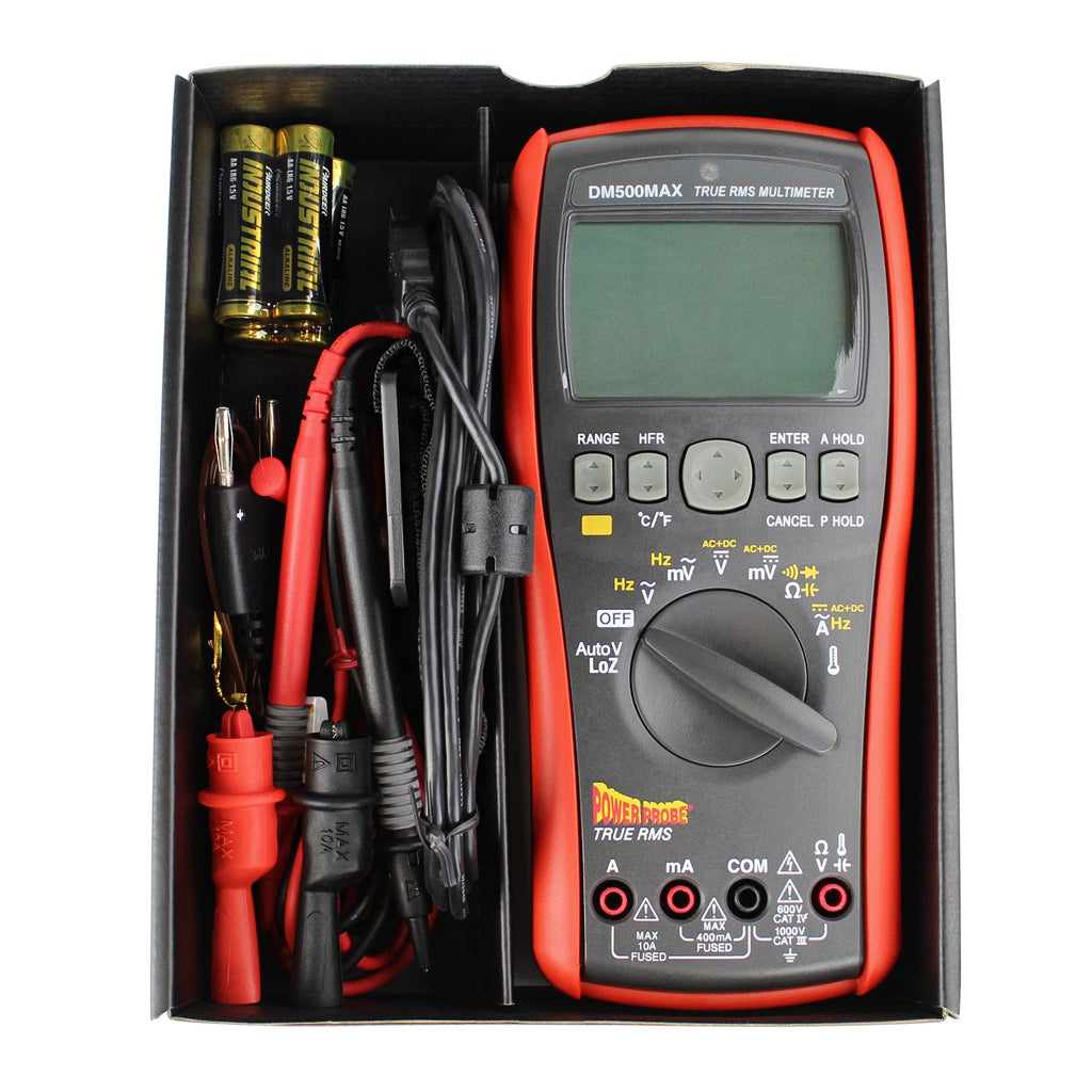 Power Probe True RMS Digital Multimeter with LoZ (DM500MAX)