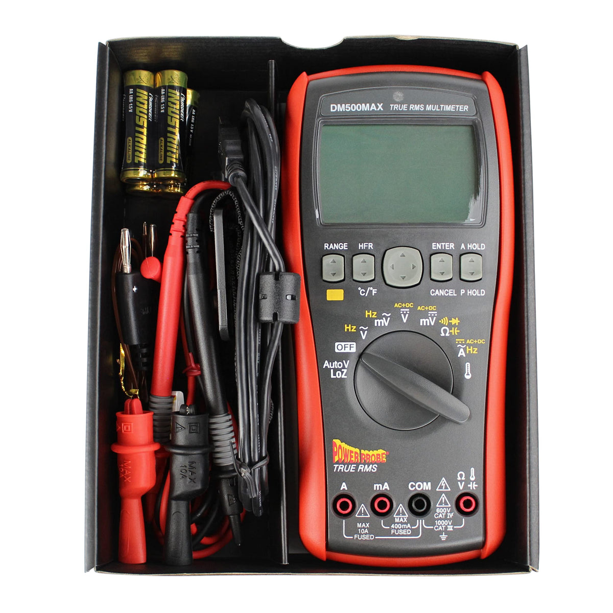 Power Probe True RMS Digital Multimeter with LoZ (DM500MAX)