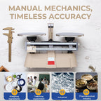 Two Pan Mechanical Balance, Lab Analytical Double Pan Scales
