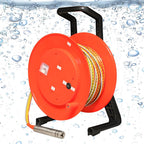 Well Water Depth Gauge, Water Level Meter Well Water Level Indicator Water Level Measurement with Fixed Probe and Steel Tape for Wells, Boreholes, Reservoirs and Pipes 10m