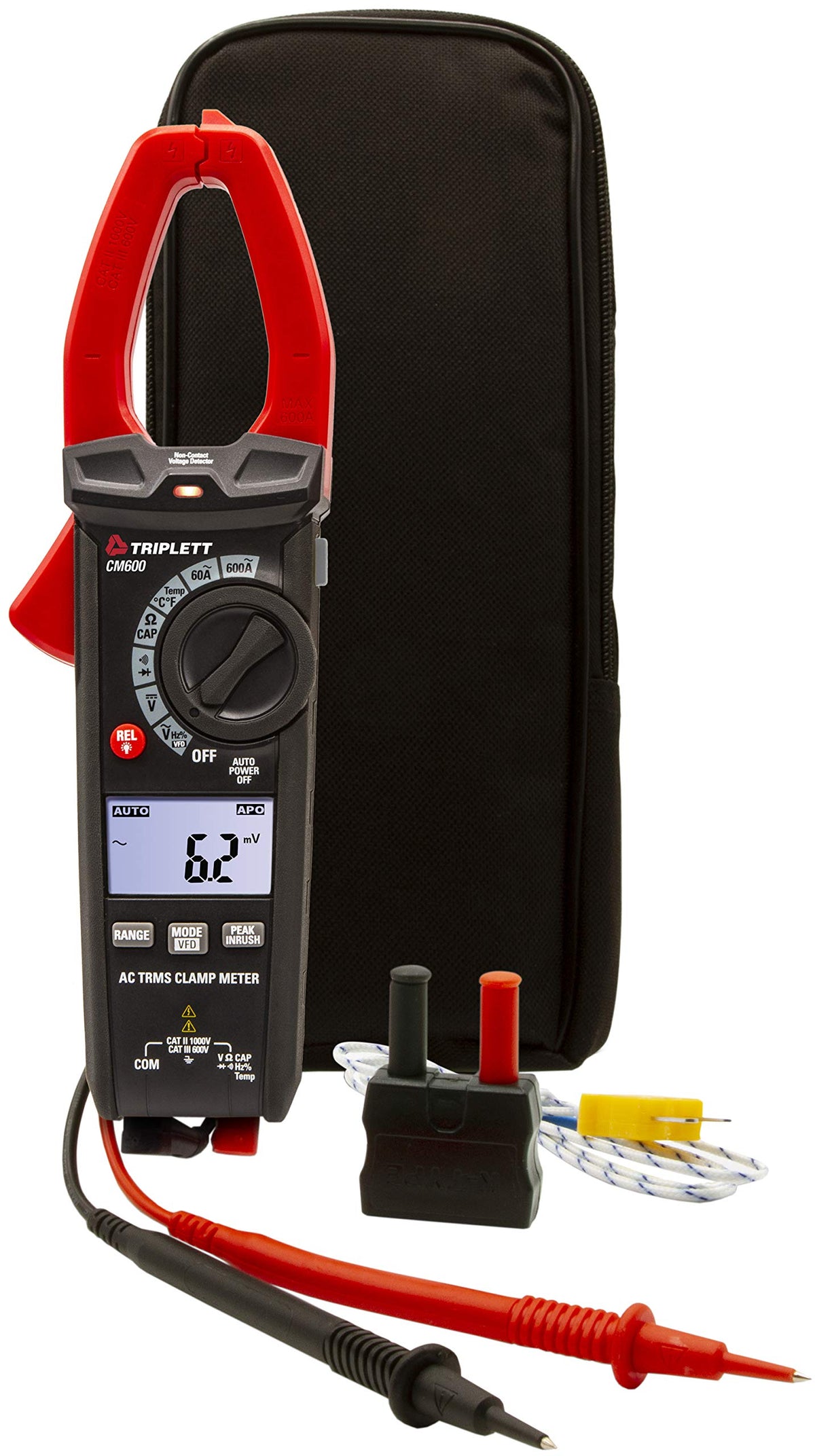 Triplett CM600 600A AC Clamp Meter with Inrush with NIST Calibration