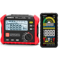 KAIWEETS KE1000 Megohmmeter Insulation Resistance Tester Up to 100GΩ and KAIWEETS KM602 Smart Multimeter Rechargeable Electrical Tester with Auto Ranging Digital Voltmeter
