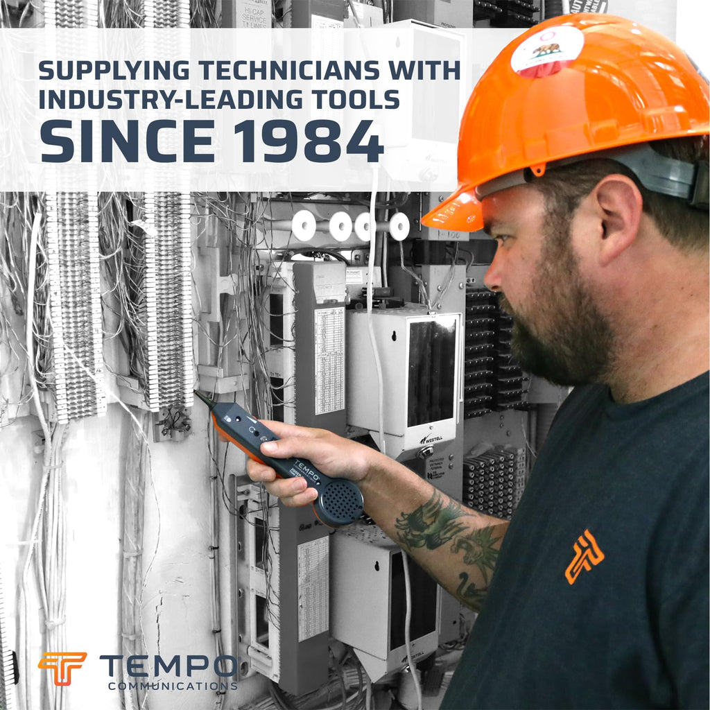 TEMPO 802K Digital LAN Network Toner and Probe Kit, Wire Tracer to Troubleshoot LAN and VDV Wiring, Professional Network & Cable Tracers with Wire Toner