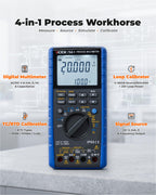 VC79A+ Process Calibrator Multimeter, 4-20mA Loop Calibrator, Signal Source