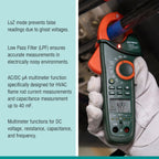 Extech EX623A 600A AC/DC Clamp Meter with IR and Dual Type K