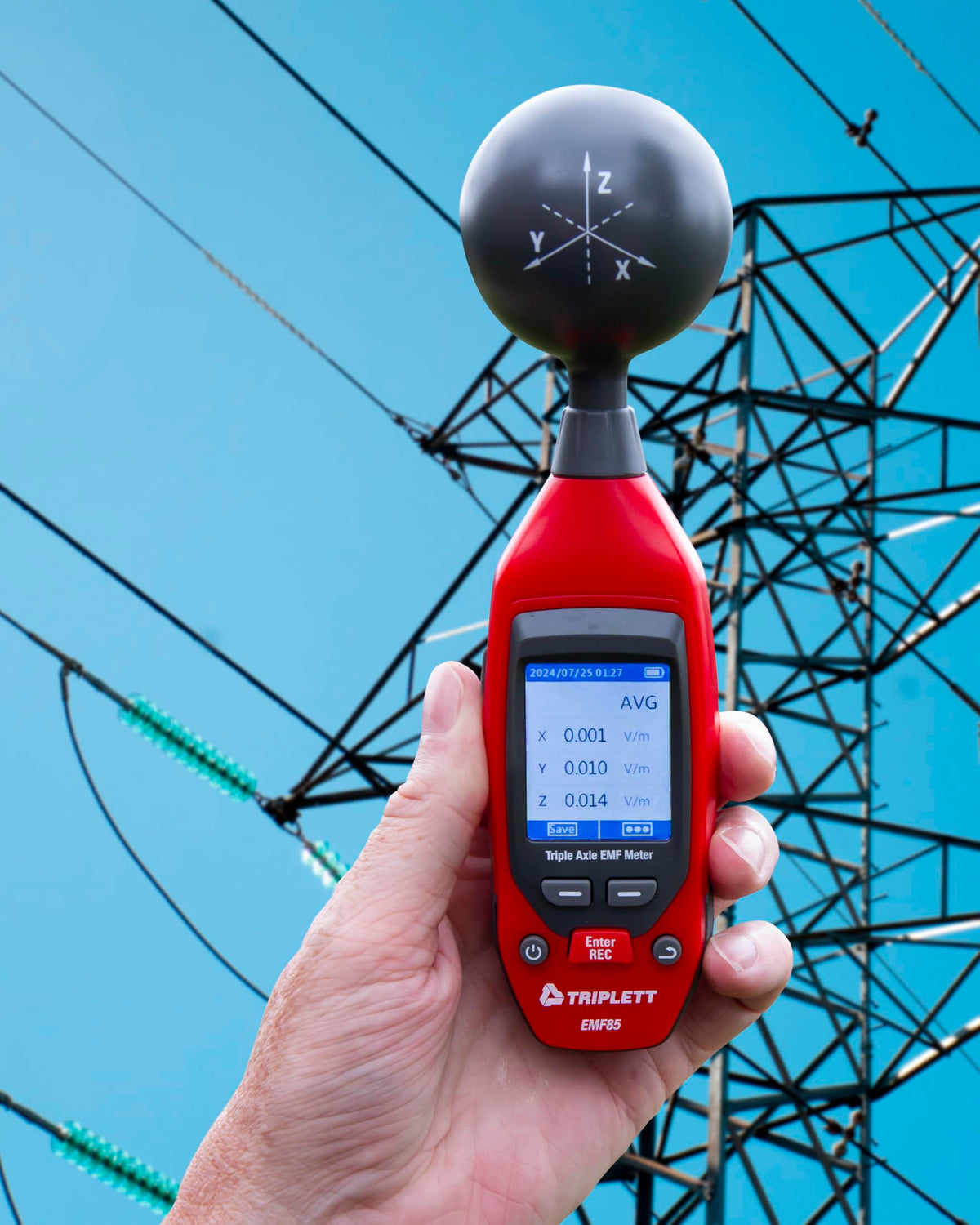 Triplett EMF85 Triple Axis EMF, RF, and Wi-Fi Meter