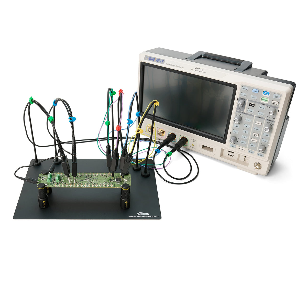 PCBite kit with 2X SQ500 500 MHz and 4X SQ10 handsfree Probes | Helping Hands | Level-up Your Electronics Workbench | Upgrade Your PCBite Kit