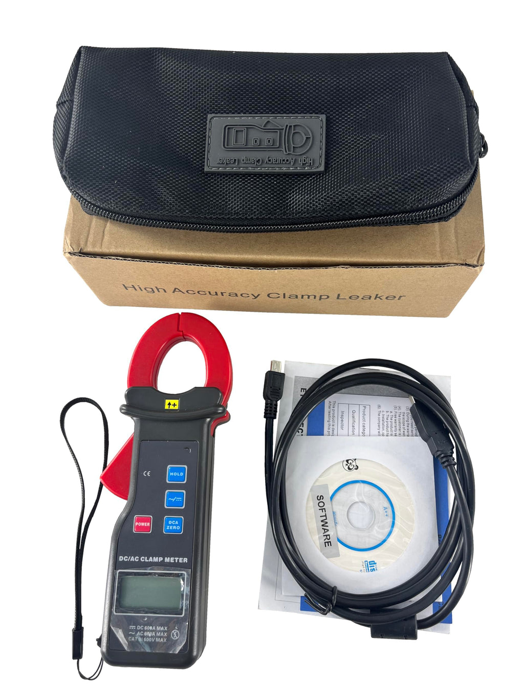 DC AC Current Meter Tester with RS232 Interface Digital LCD Display AC/DC Range 0.0A to 1000A