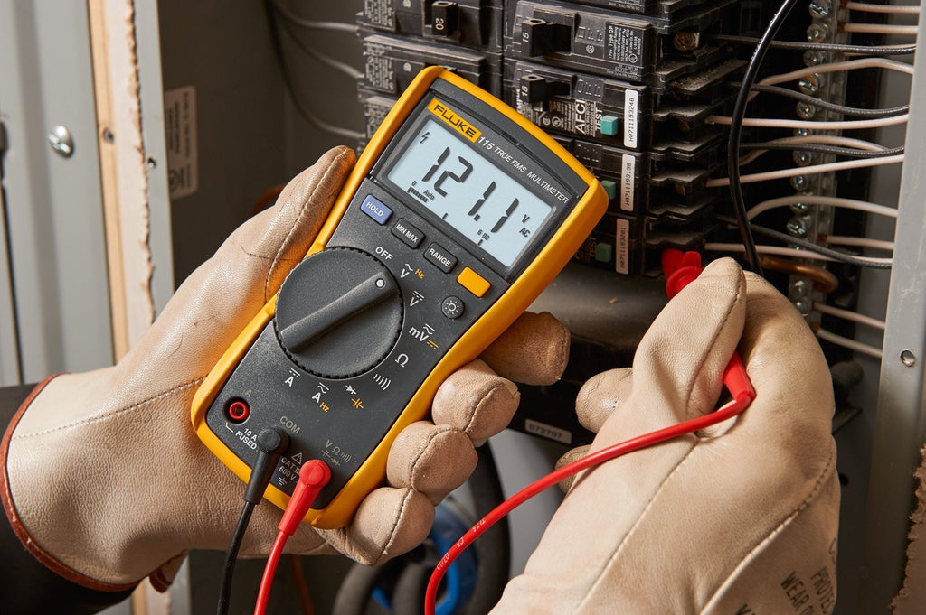 Digital Multimeter True RMS Auto Ranging, AC/DC Voltage Current Resistance Tester, Portable Electrical Multimeter for Electricians, Automotive & Home Use 115