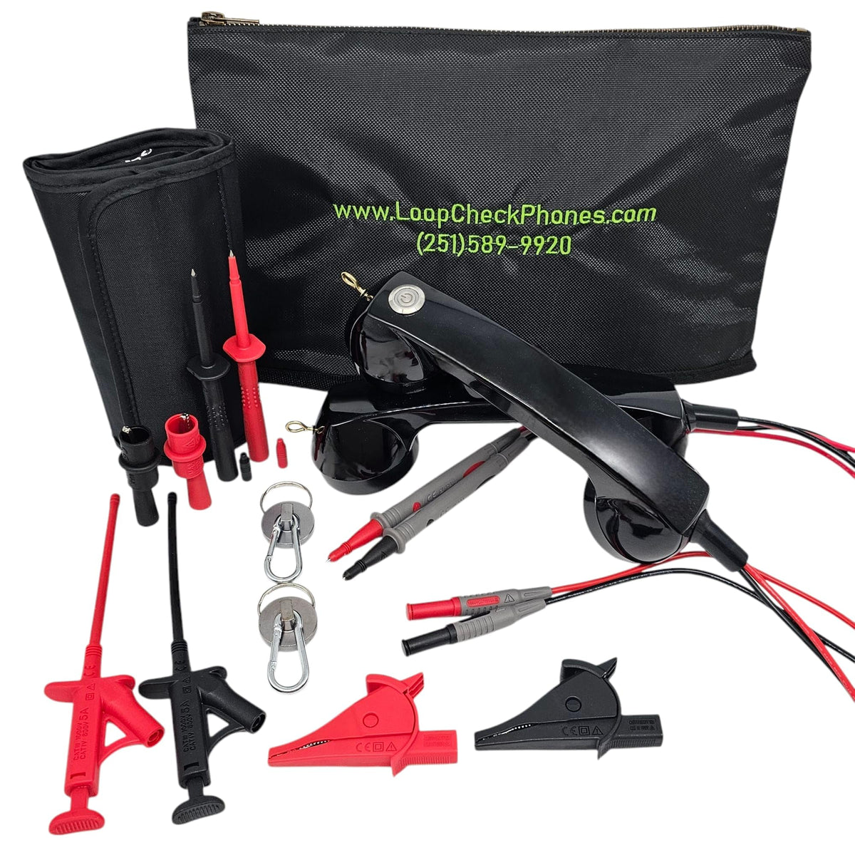 Loop Check® Phones Continuity Test Electrician Phones ME003-NBM with Magnets
