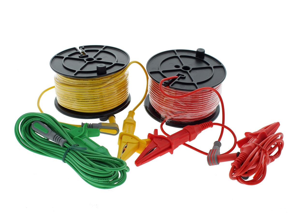 Ideal Electrical: 3-Pole Ground Resistance and Voltage Testers, Auto-Range