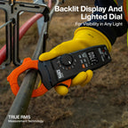 Klein Tools CL910 Digital Clamp Meter, 2000A AC/DC Auto Ranging & Worklight