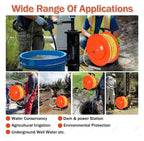 10m Water Level Meter, No Display Device Well Water Level Indicator WaterLevel Measurement with Fixed Probe and Steel Tapefor Wells, Boreholes