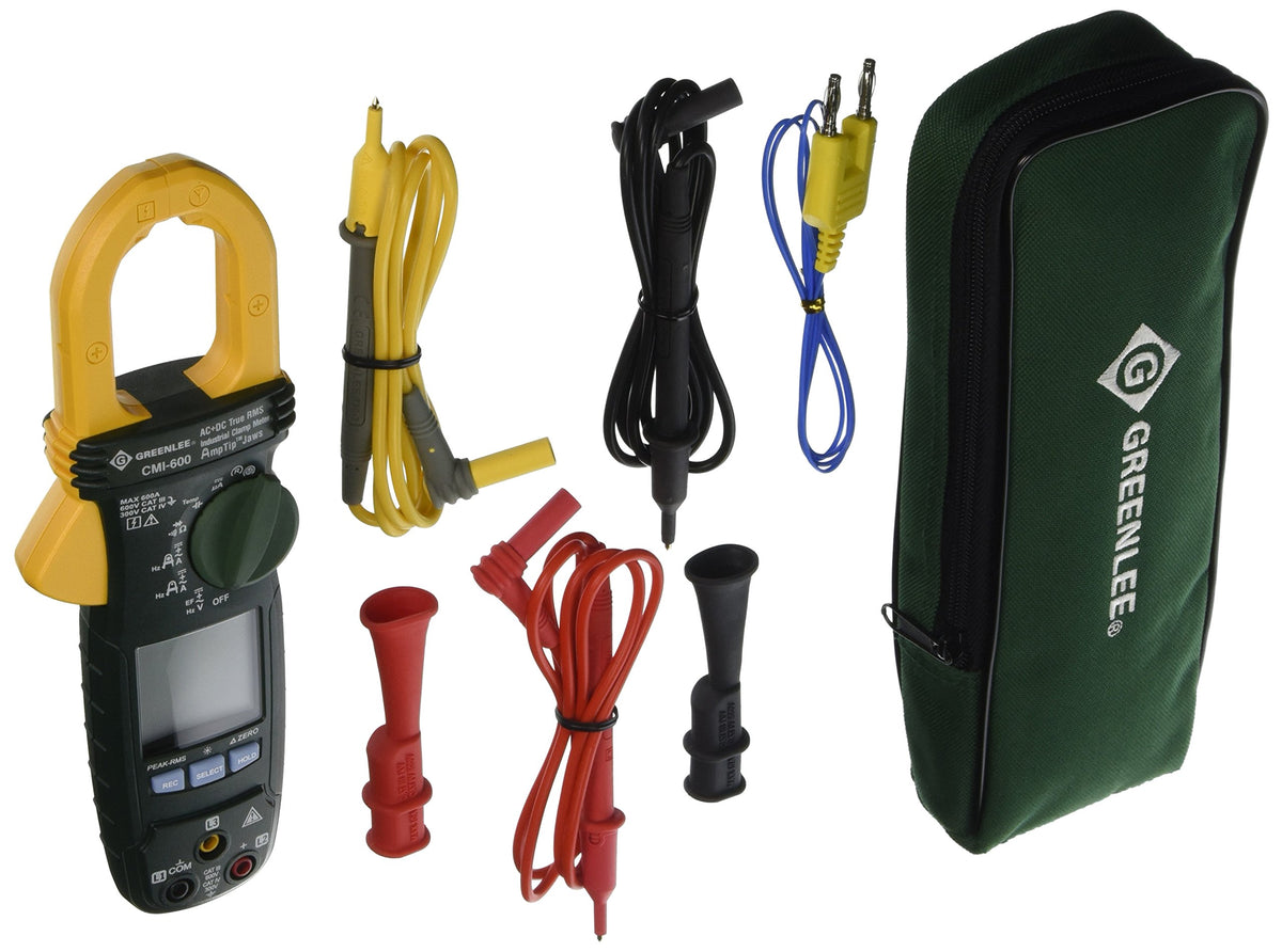 Greenlee - Clampmeter, Ac/Dc (Cmi-600), Elec Test Instruments (CMI-600), 600 AMP