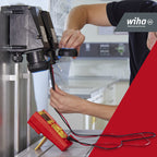 Wiha Digital Multimeter up to 600 V AC, CAT IV with 2X AAA Batteries I with LCD Display (45218)