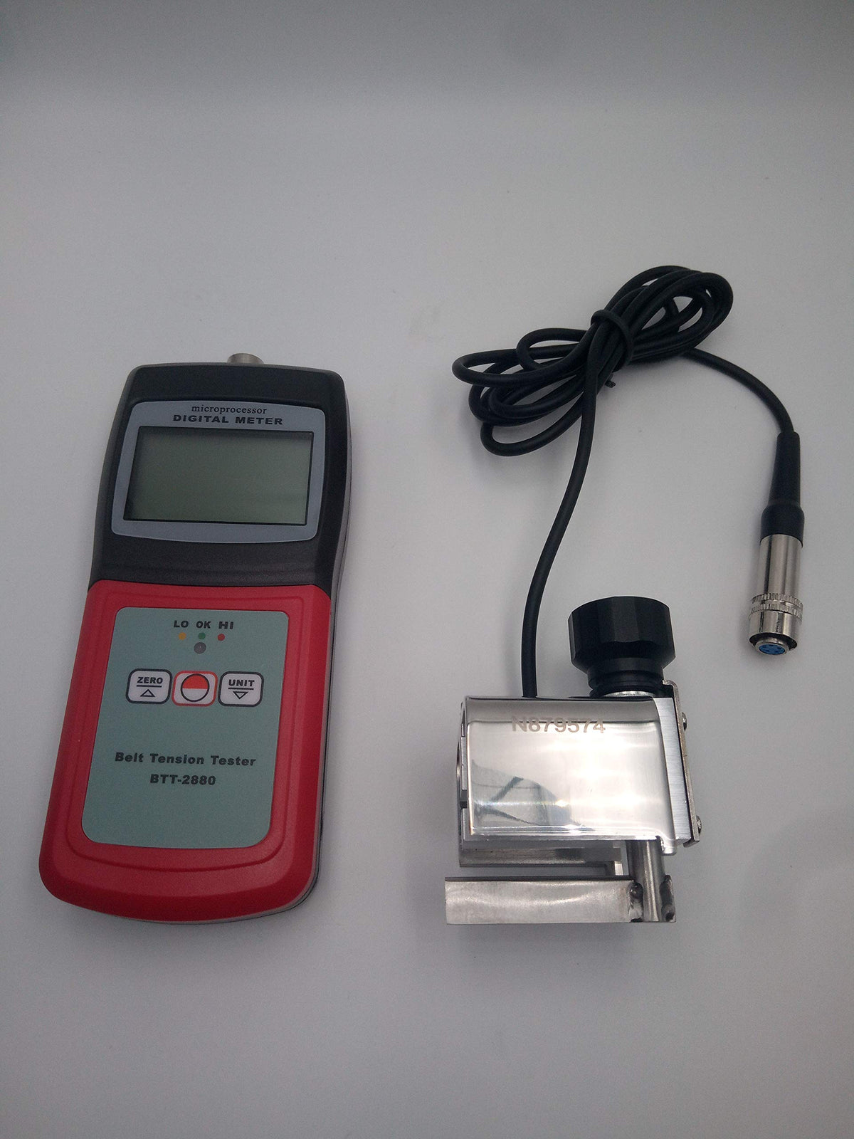 Belt Tension Tester Gauge 0~750N 0~120lb for Textile, Cables, Wires, Plastic Films, Paper, Printing