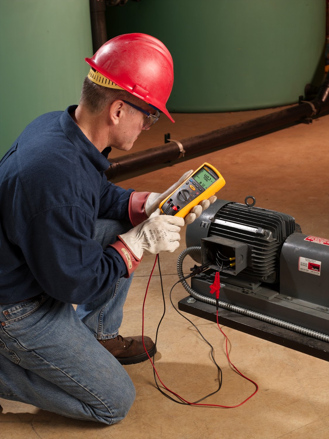 Fluke 1507 Digital Megohmmeter Resistance Tester for Advanced Industrial and Electrical Testing, Test Voltages: 50V, 100V, 250V, 500V, 1000V